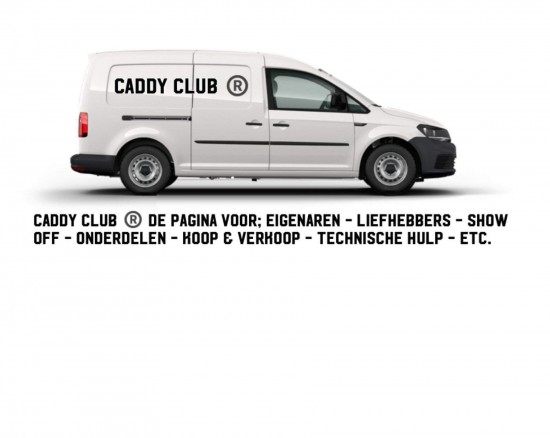 Caddy Club ®️ Clubsticker 20 centimeter