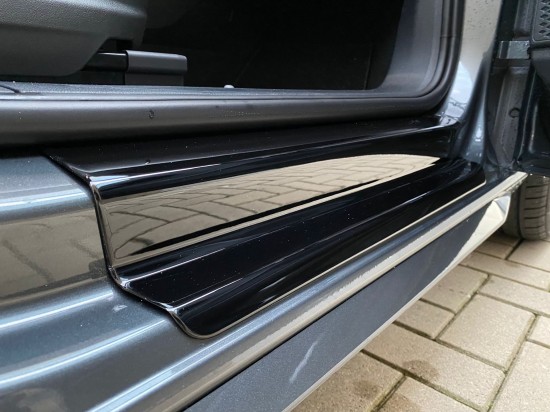 Instaplijsten Hoogglans Zwart - Volkswagen Caddy Cargo MK5