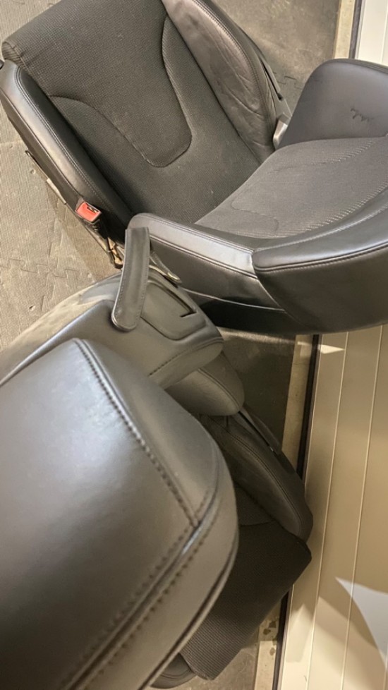 Set Audi A5 S-Line Stoelen - Zwart leder
