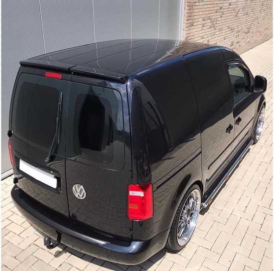DCW1 Achterspoiler Achterdeuren Hoogglans Zwart - Volkswagen Caddy MK3 GP