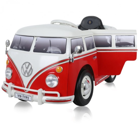 Volkswagen T1 12V Rood - voor kinderen