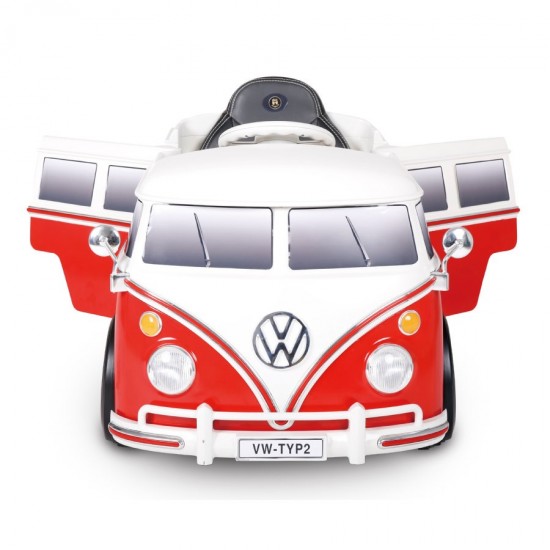 Volkswagen T1 12V Rood - voor kinderen