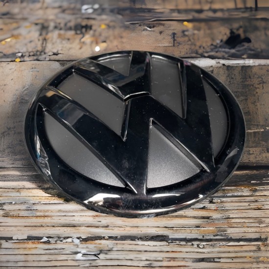 OEM Volkswagen Logo Achterdeuren Hoogglans Zwart - Volkswagen Caddy