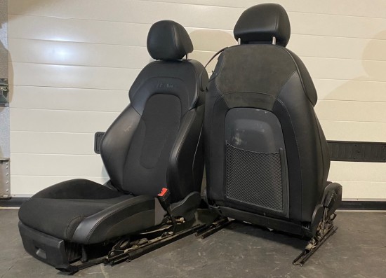 Set Audi A5 S-Line Stoelen - Zwart leder