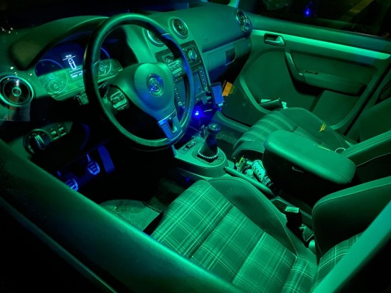 LED Groen interieur verlichting set van drie