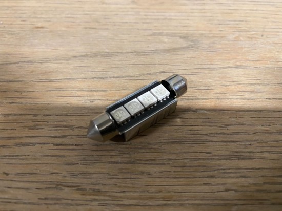 LED Buislamp rood - interieur 5W