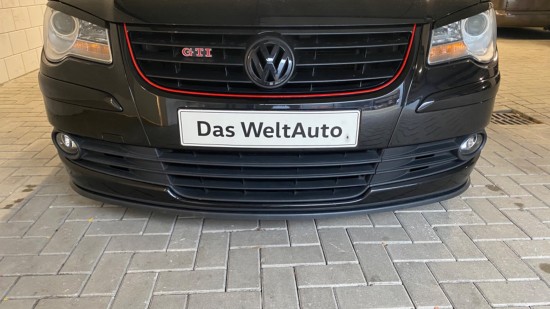Voorspoiler Flat Semi Glans Zwart - Volkswagen Touran 1T2