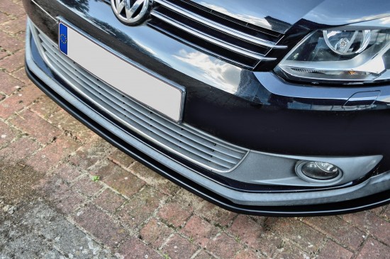 Voorspoiler Flat Hoogglans Zwart - Volkswagen Caddy MK3 GP