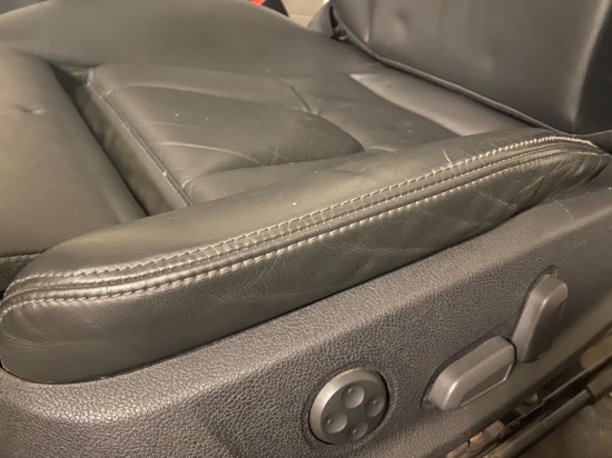 Audi S5 stoelen - volledig zwart leder / electrisch