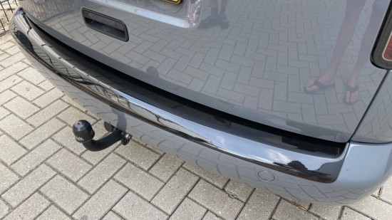 Achterbumper Beschermer Hoogglans Zwart Volkswagen Caddy MK3