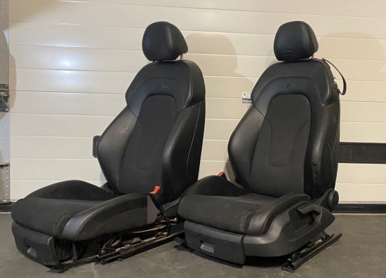Set Audi A5 S-Line Stoelen - Zwart leder
