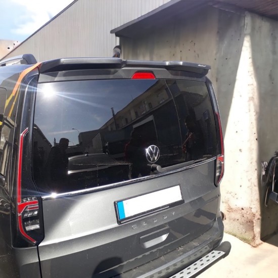 Achterspoiler Achterklep Hoogglans Zwart DCW3 - Volkswagen Caddy Cargo MK5