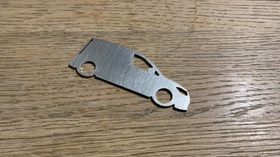 RVS Sleutelhanger Volkswagen Caddy Cargo MK5