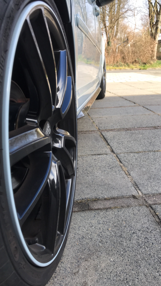 S-Line Sideskirts Hoogglans Zwart Custom Made  - Volkswagen Caddy 2004 - 2010