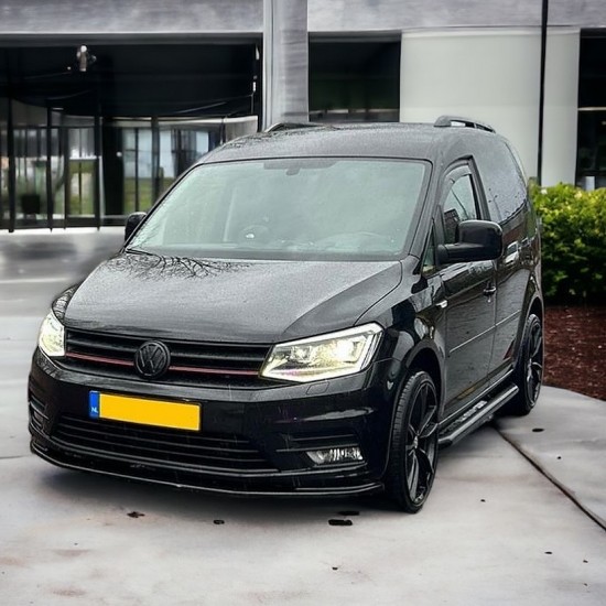 Voorspoiler KSB Hoogglans Zwart - Volkswagen Caddy MK4