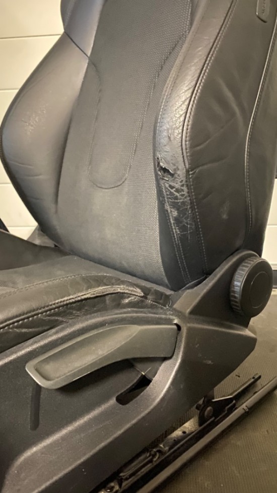 Set Audi A5 S-Line Stoelen - Zwart leder