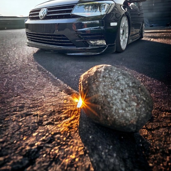 Frontlip Add-On Alltrack Style Hoogglans Zwart