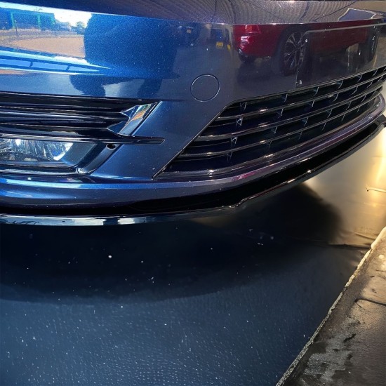 Voorspoiler Flat Hoogglans Zwart - Volkswagen Caddy MK4