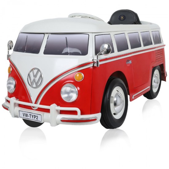 Volkswagen T1 12V Rood - voor kinderen