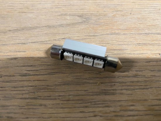 LED Buislamp rood - interieur 5W