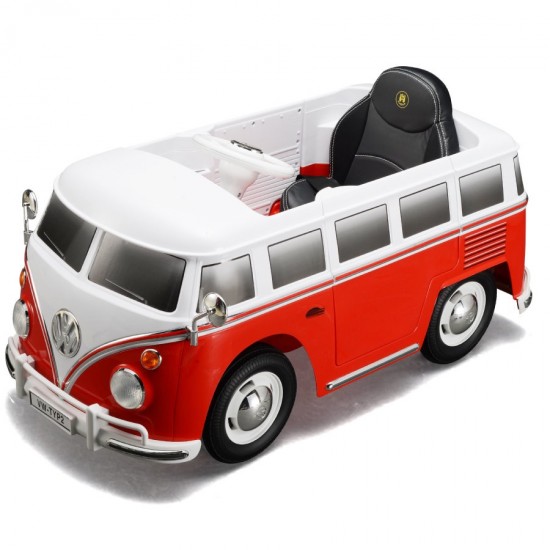 Volkswagen T1 12V Rood - voor kinderen