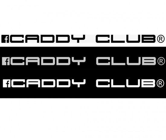 Caddy Club ®️ Clubsticker 60 centimeter
