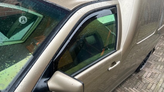 Climair Zijwindschermen Black - Volkswagen Caddy MK2