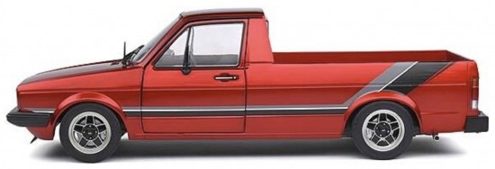 Solido Volkswagen Caddy MK1 1:18 - Rood Metallic Tuning