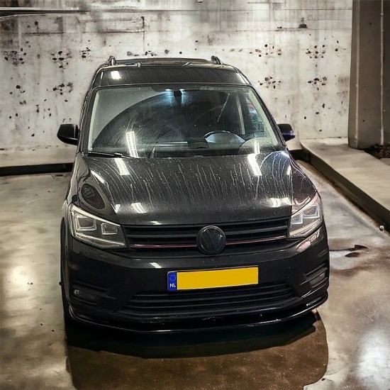 Voorspoiler KSB Hoogglans Zwart - Volkswagen Caddy MK4