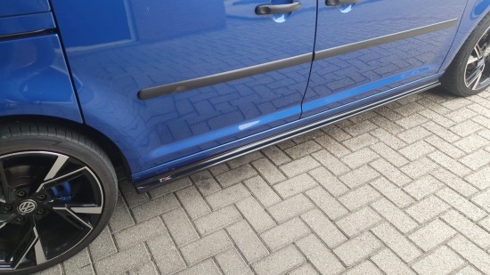 TRC Sidesplitters Hoogglans Zwart - Volkswagen Caddy MK3