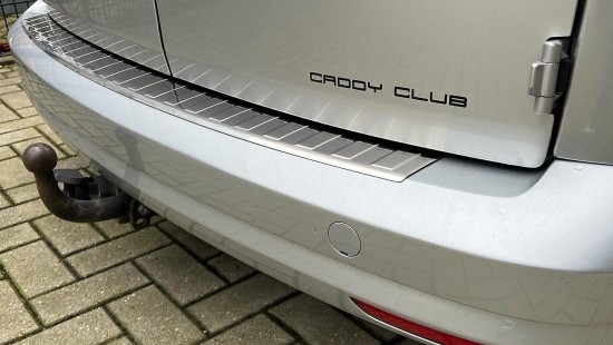 Achterbumper Beschermer RVS Chrome - Volkswagen Caddy MK4