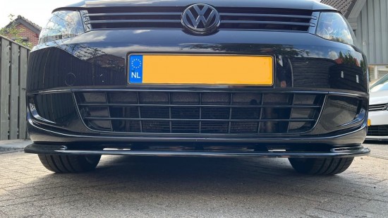 Voorspoiler KSB Hoogglans Zwart - Volkswagen Caddy MK3 GP