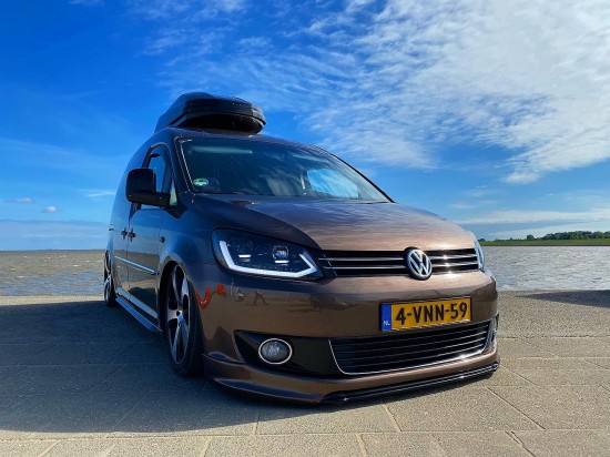 LED Koplampen matzwart - Dynamisch knipperlicht