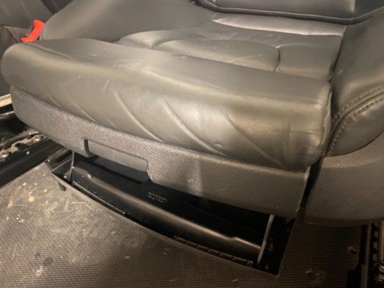 Audi S5 stoelen - volledig zwart leder / electrisch