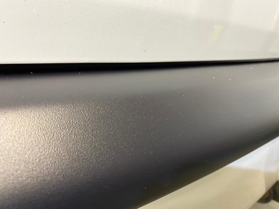 ABS Achterbumper beschermlijst Volkswagen Caddy 2004-2015 (voor gespoten bumpers) Zwart