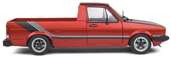 Solido Volkswagen Caddy MK1 1:18 - Rood Metallic Tuning