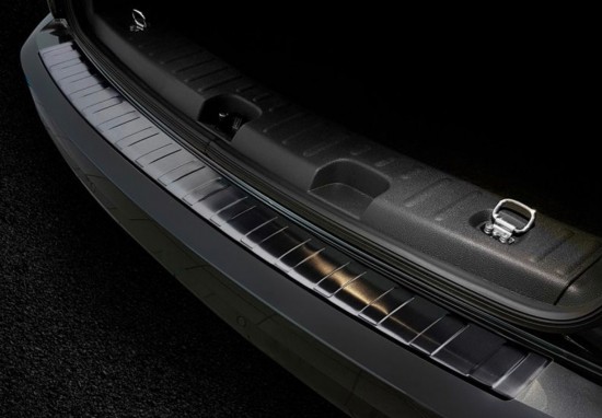 Achterbumper Beschermer Zwart RVS Volkswagen Caddy MK4