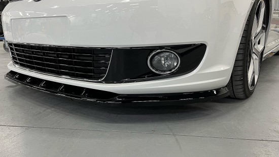 Voorspoiler Sport Hoogglans Zwart - Volkswagen Caddy MK3 GP