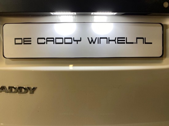 Kentekenplaathouders zonder reclame - Volkswagen Caddy