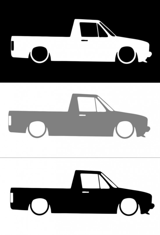 Volkswagen Caddy MK1 - Sticker Rechts
