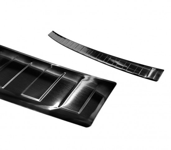 Achterbumper Beschermer Zwart RVS Volkswagen Caddy MK4