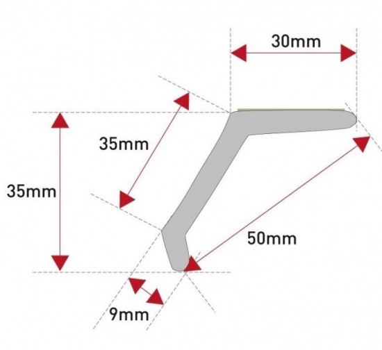 Rubber Frontlip Volkswagen Caddy Cargo 2020-