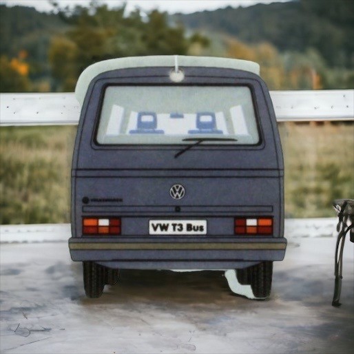 Volkswagen Geurhanger - Volkswagen T3 Bus Blauw