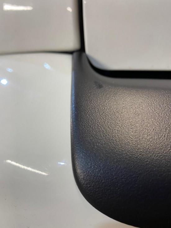 ABS Achterbumper beschermlijst Volkswagen Caddy 2004-2015 (voor gespoten bumpers) Zwart