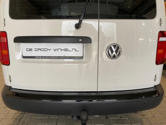 Achterbumper beschermer Hoogglans Zwart Volkswagen 2010 - 2015