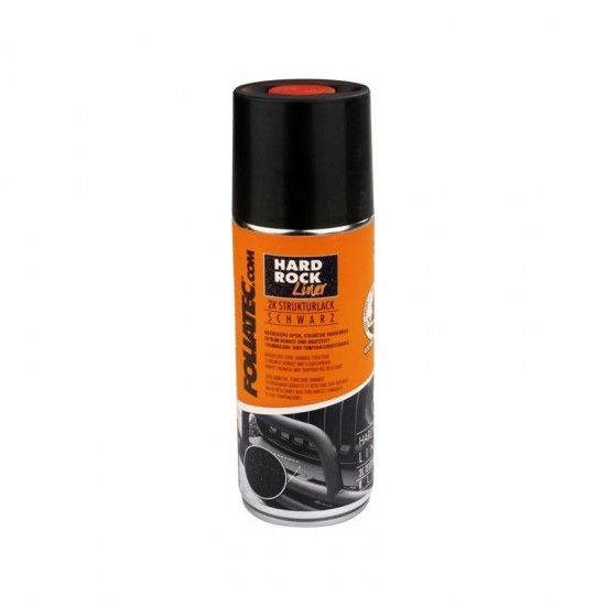 Foliatec Hard Rock 2K Matzwart spray - 400ml