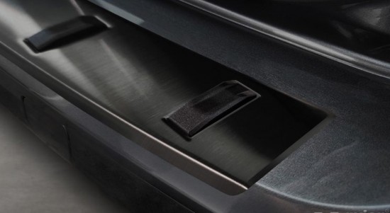 Achterbumper Beschermer RVS Zwart Hufterproof