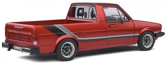 Solido Volkswagen Caddy MK1 1:18 - Rood Metallic Tuning