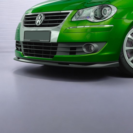 Voorspoiler Touran 1T1 Facelift Hoogglans Zwart - Volkswagen Caddy