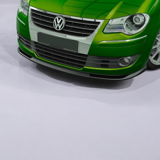 Voorspoiler Touran 1T1 Facelift Hoogglans Zwart - Volkswagen Caddy